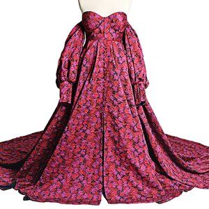 Brocade Gown With Train, Worn Once, Yewen Dress